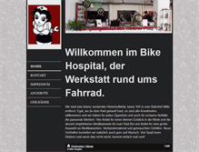 Tablet Screenshot of bike-hospital.com